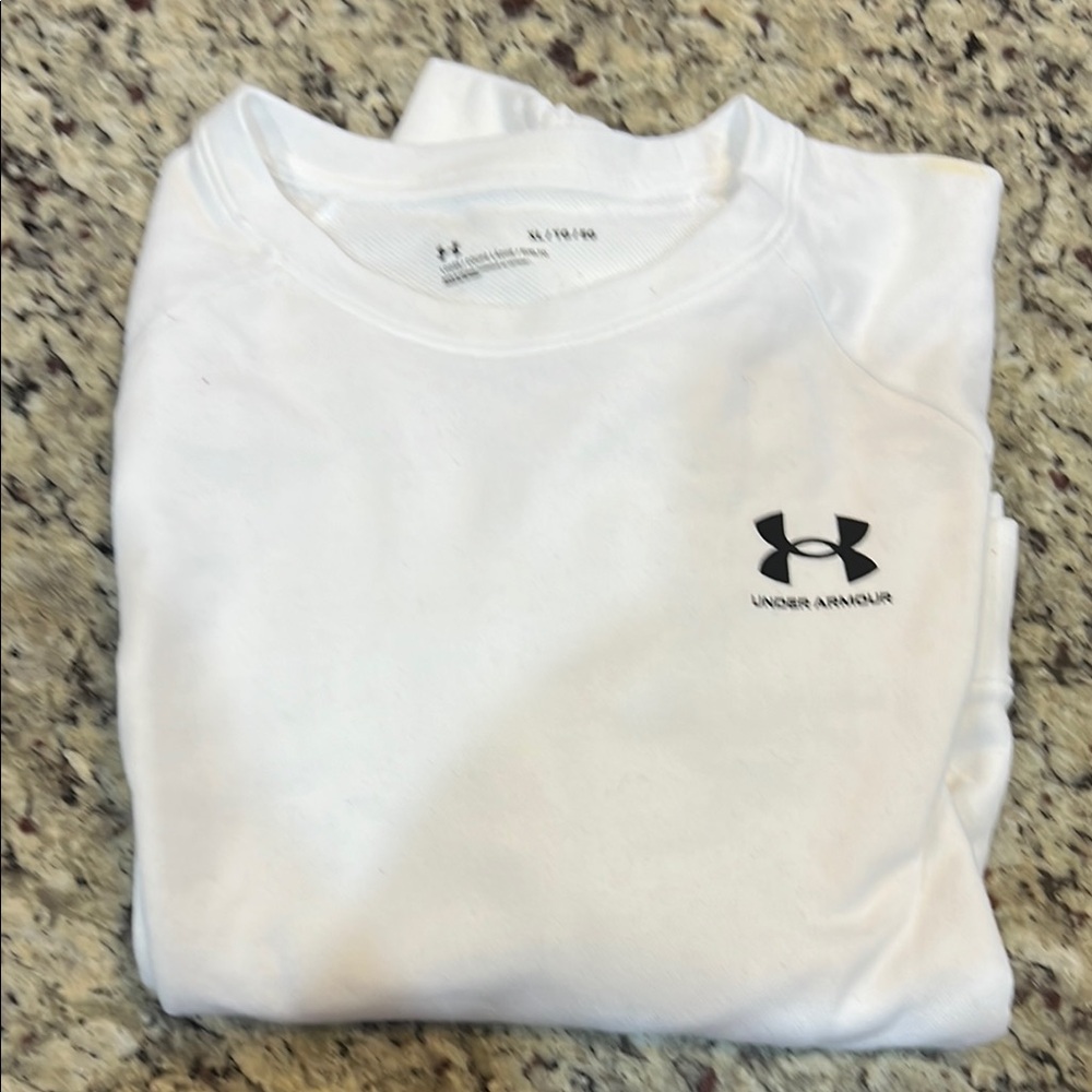Under Armour White Long Sleeve Shirt